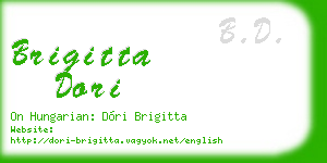 brigitta dori business card